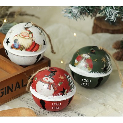 Vintage Christmas Bell Ornament 6-8cm